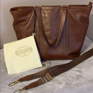 Fossil Crossbody Work /Laptop Tote